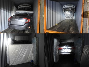 Halton Regional Police say three people were arrested and three stolen vehicles were recovered following the theft of a vehicle in Milton.