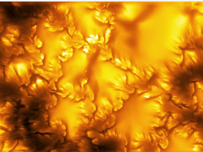 The sun's surface