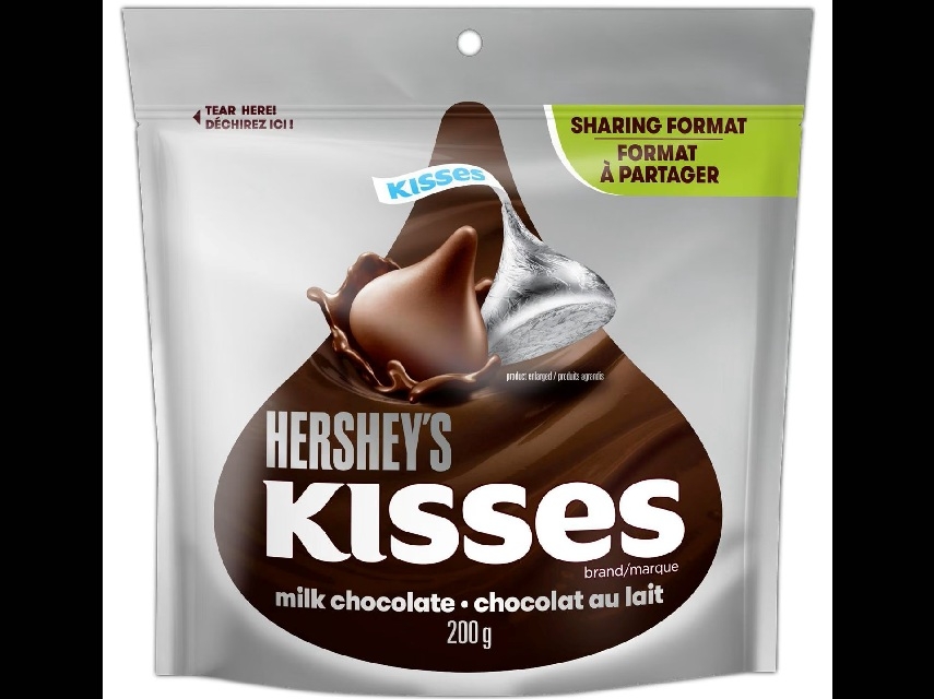  Hershey’s Kisses being recalled by the Canadian Food Inspection Agency.