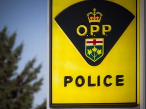 File photo of OPP detachment sign.