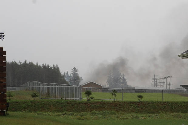 Shelter order issued near P.E.I. city-owned solar farm after Monday morning fire