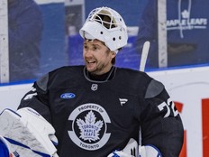 Toronto Maple Leafs goaltender Sergei Bobrovsky