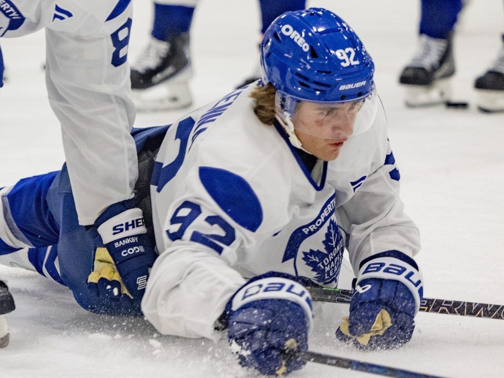 Gavin McKenna of the Toronto Maple Leafs