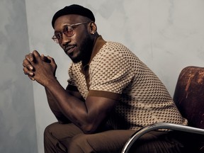 Mahershala Ali of 'Your Mother Your Mother Your Mother' poses in the Getty Images Portrait Studio presented by IMDb and IMDbPro at InterContinental Toronto Centre on Sept. 12, 2026.