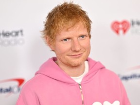 Ed Sheeran attends Z100's iHeartRadio Jingle Ball 2025 at Madison Square Garden on December 12, 2025 in New York City.