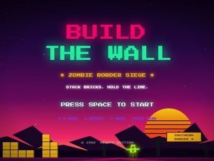 Tetris rips Donald Trump for 'Build the Wall' online game