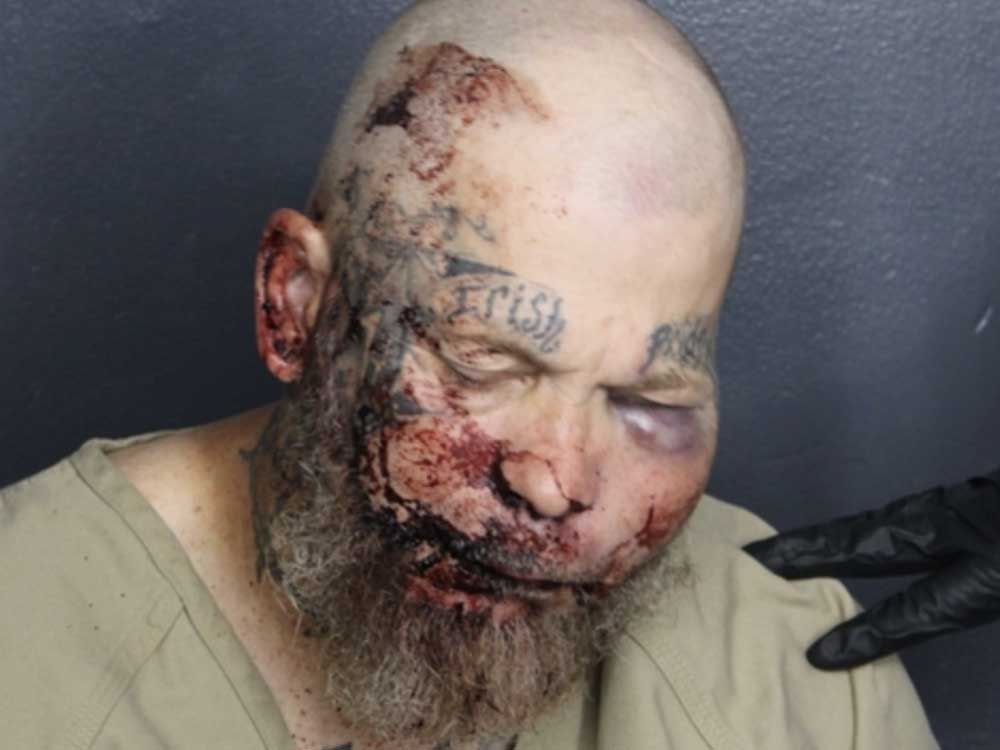 Ronald Jeffery Johnson is pictured in a mugshot
