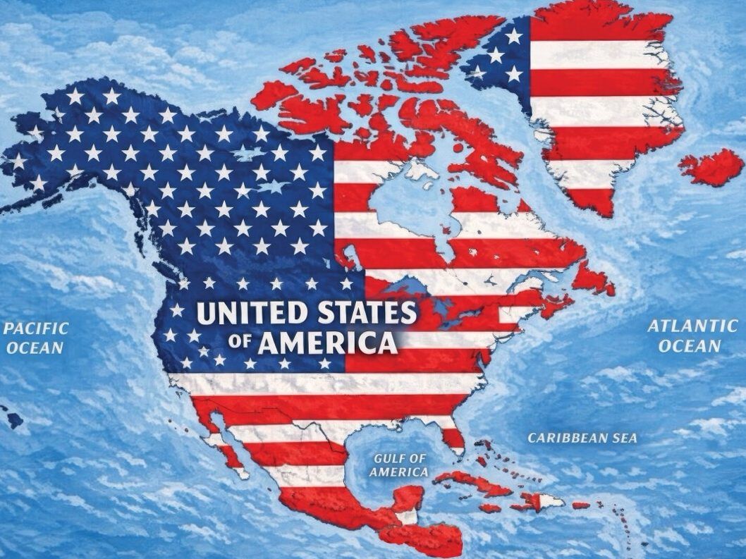 Map posted on social media Monday by U.S. President Donald Trump
