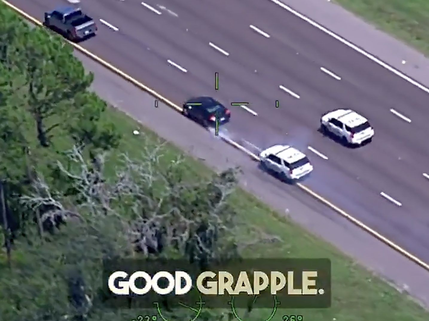 Florida police use Grappler to stop fleeing felony suspect on interstate