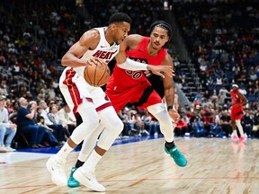 Giannis Antetokounmpo of the Miami Heat