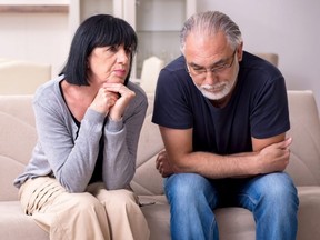 An older couple are living like roommates