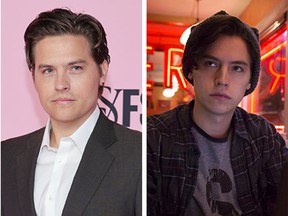 Dylan Sprouse attends the 2026 Victoria's Secret Fashion Show on Oct. 18, 2026, in Los Angeles, Calif. Cole Sprouse, right, in a scene from Riverdale.
