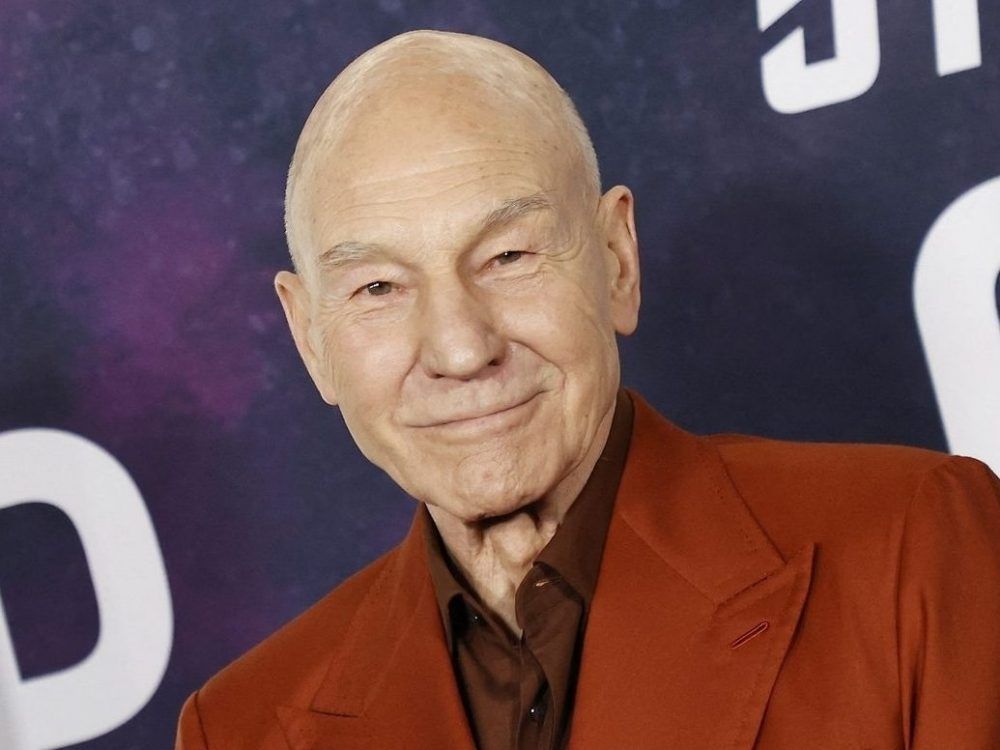Sir Patrick Stewart arrives for the Los Angeles premiere of the final season of "Star Trek: Picard" at the TCL Chinese Theater in Hollywood on Feb. 9, 2023.