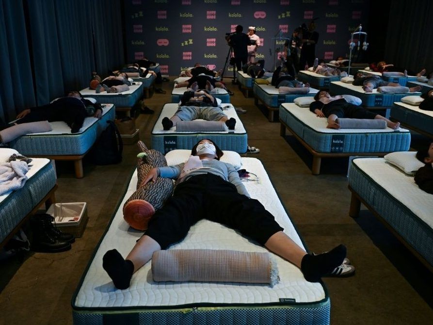 Ready, set, snooze: Sleep-deprived Japanese compete for best-rested