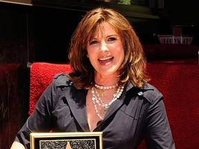 Actress Susan Saint James poses while being honored with a star on the Hollywood Walk of Fame on June 11, 2008 in Hollywood, California.