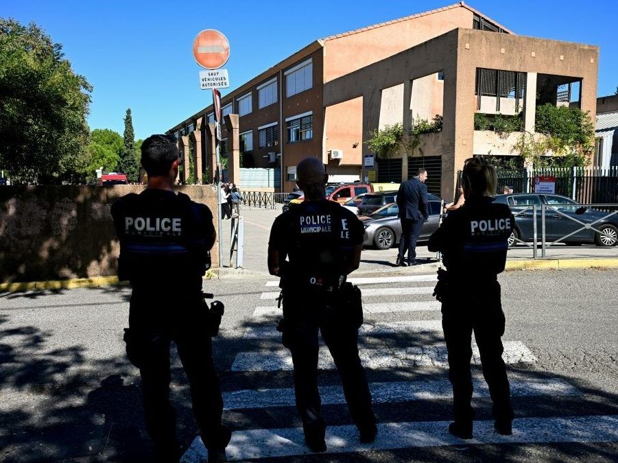 The teenager used buckshot in the attack in the southern town of Aubagne, near Marseille.