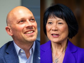 Brad Bradford and Olivia Chow