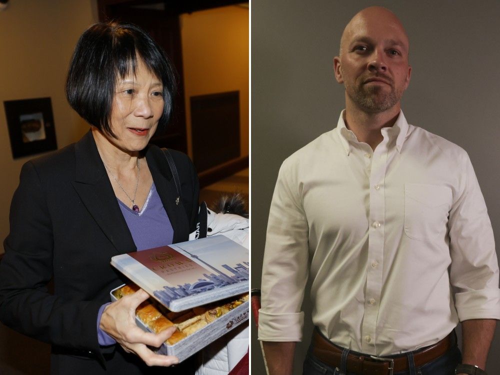 Olivia Chow and Brad Bradford are in a battle for Toronto mayor.