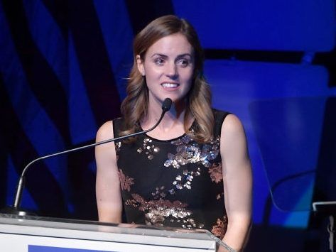 Kyle Kennedy Kerr speaks onstage during the 2019 Robert F. Kennedy Human Rights Ripple Of Hope Awards on December 12, 2018 in New York City.
