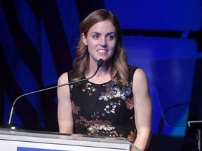 Kyle Kennedy Kerr speaks onstage during the 2019 Robert F. Kennedy Human Rights Ripple Of Hope Awards on December 12, 2018 in New York City.