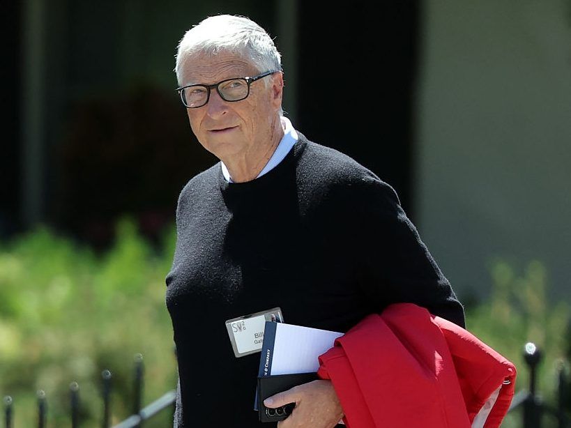 Bill Gates, co-founder of Microsoft and co-chair of the Bill & Melinda Gates Foundation, attends the Allen & Company Sun Valley Conference at the Sun Valley Lodge on July 9, 2026 in Sun Valley, Idaho.