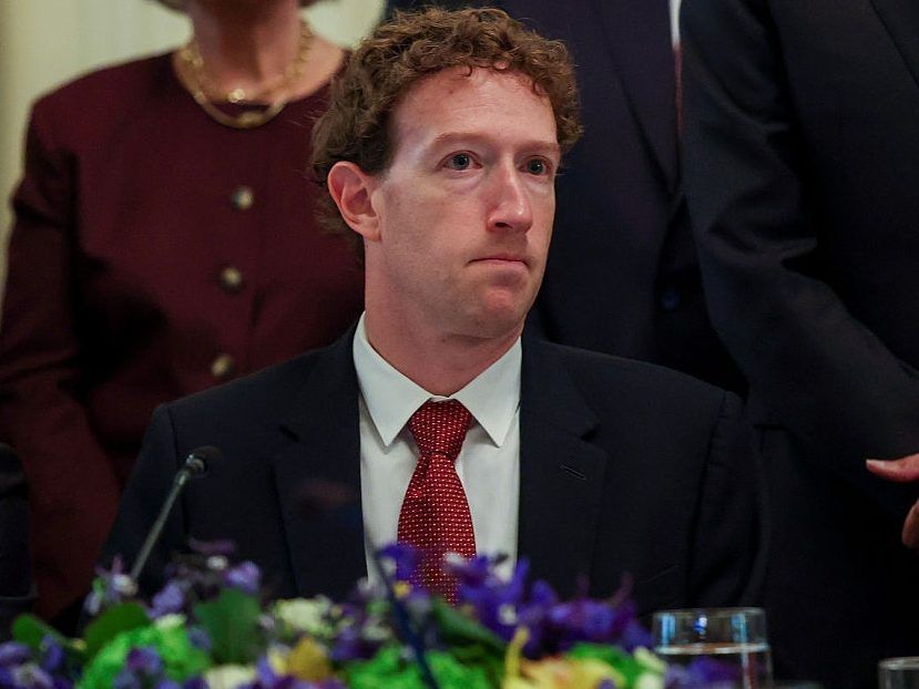 CEO of Meta Platforms Mark Zuckerberg attends a meeting on artificial intelligence in the East Room of the White House on September 29, 2026 in Washington, DC.
