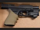 A 24-year-old man faces charges after a traffic stop in Toronto allegedly led to the discovery of this loaded .40 calibre handgun as well as thirteen rounds of ammunition, illicit drugs and a quantity of cash on Monday, Oct. 19, 2026.