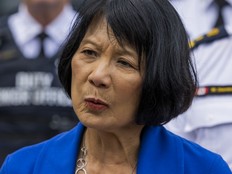 Olivia Chow is campaigning to return as mayor of Toronto in this year's municipal elections.