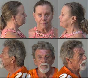 REKINDLED: Stanley Spink, 71, and Sheila Pavelec, 66, came to blows over a dildo.
