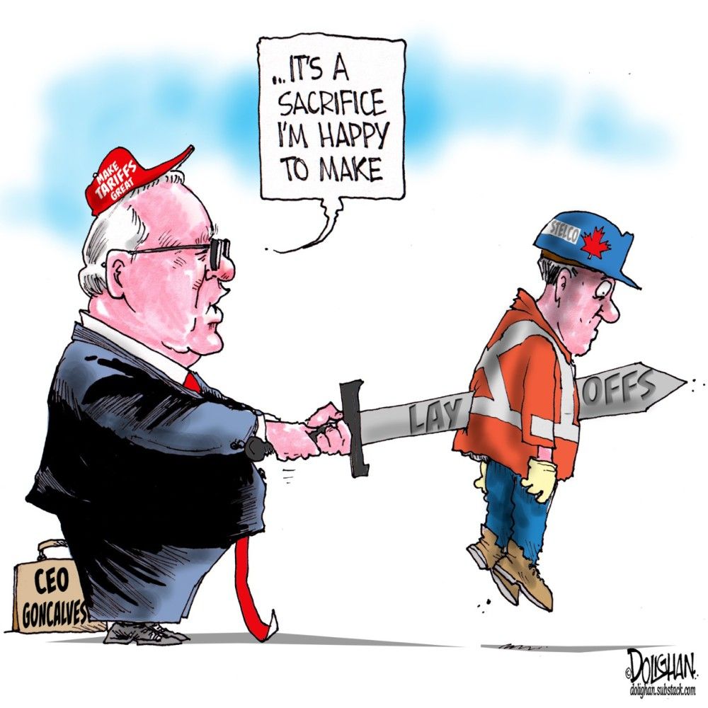Tim Dolighan cartoon.
