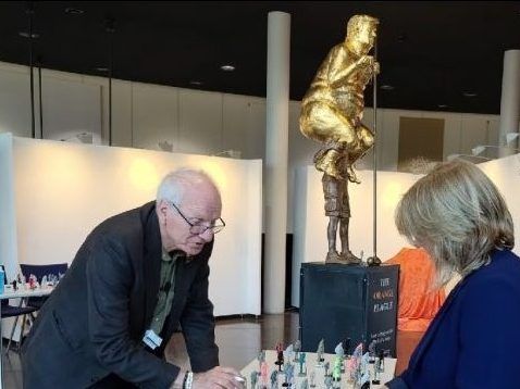 European Parliament displays statue of naked Donald Trump