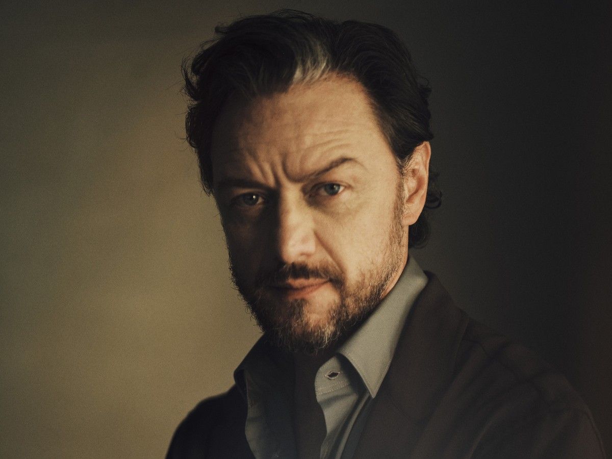 James McAvoy of "California Schemin'" poses in the Getty Images Portrait Studio during the Toronto International Film Festival.