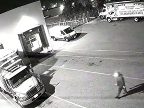 Thieves break into the Second Harvest facility on The East Mall in Etobicoke, Ont., on Sunday, Oct. 11, 2026.