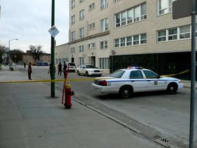 Homicide investigators are on the scene of a shooting that took place Friday evening in the 500 block of Portage Ave.