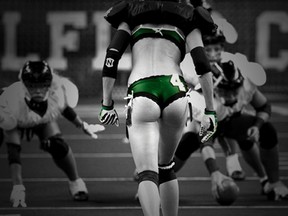 The Lingerie Football League is looking for players for a potential Winnipeg team. This player has what it takes. (QMI Agency)