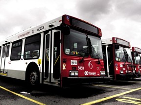 The City of Ottawa and its transit drivers are still not talking on a new contract, but Mayor Jim Watson says the parties are awaiting a report on an ongoing scheduling issue. (Ottawa Sun file photo)