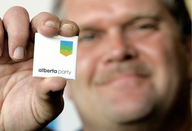 New Alberta Party leader Glenn Taylor poses for a photo at the Shaw Conference Centre in Edmonton, Saturday May 28, 2011. Taylor won the leadership on the first ballot. (DAVID BLOOM/EDMONTON SUN)