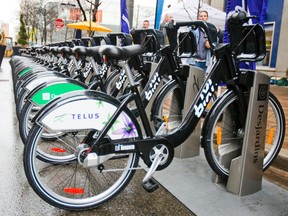 Bixi Bikes in Toronto. (ERNEST DOROSZUK/QMI Agency)