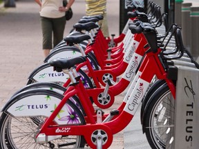 The Bixi bike-share system. ERROL MCGIHON/Ottawa Sun