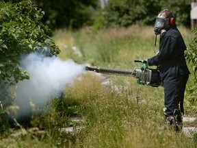 The Insect Control Branch said Thursday it has received notice that the province will allow the City of Winnipeg to reduce the current 100-metre buffer to 90 metres for the adult nuisance fogging program. (Winnipeg Sun files)