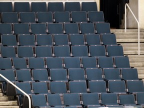Empty seats at MTS Centre. (BRIAN DONOGH/Winnipeg Sun files)