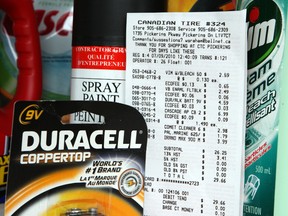 Eco fees consumers have paid to recycle products have now built up to a $20-million surplus. (Toronto Sun file photo)