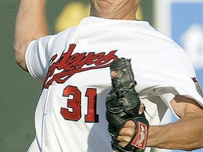 Goldeyes pitcher Ace Walker went six innings and picked up the win for Winnipeg on Wednesday. (Winnipeg Sun)