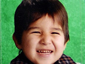 Ethan Yellowbird, 5, was shot and killed at Hobbema. (SUPPLIED)