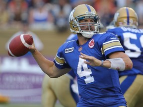 Quarterback Buck Pierce will take part in this week’s Winnipeg Blue Bombers mini-camp, beginning Wednesday at Canad-Inns Stadium. The three-day camp is open to the public. (Winnipeg Sun Files)