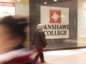 Fanshawe College (above) and other Ontario community colleges will be coping with reduced services. (QMI Agency file photo)