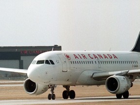 An Air Canada airplane. (Postmedia Network files)