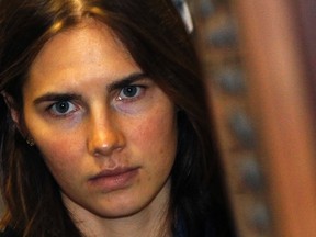 Amanda Knox.  REUTERS/Alessandro Bianchi, file