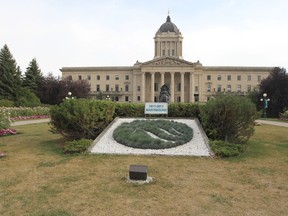 Both sides of the abortion debate gathered at the Manitoba Legislature on Thursday. (Winnipeg Sun files)