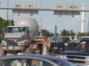 Construction on the Chief Peguis Trail expansion on Friday, Aug. 5, 2011. (Winnipeg Sun files)